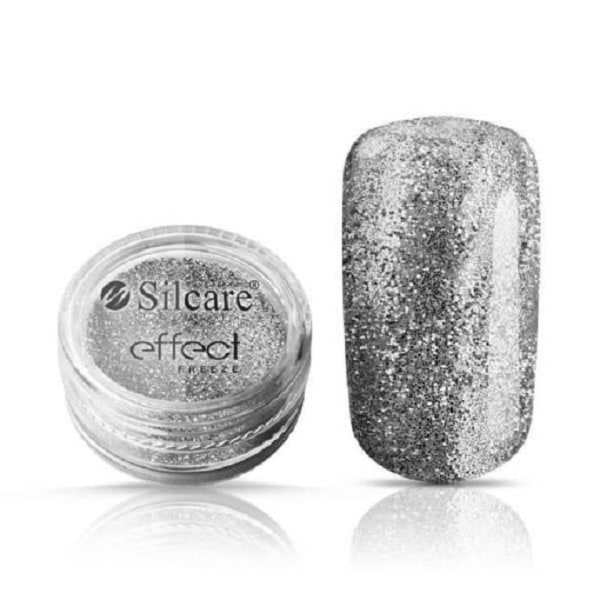 Silcare - Freze Effect Powder - 1 gram - Color: 08 Silver