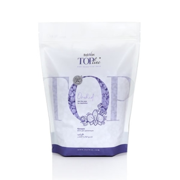 10x750g Top line - Orchid - Vax i flingor (Filmvax) - Italwax Lila