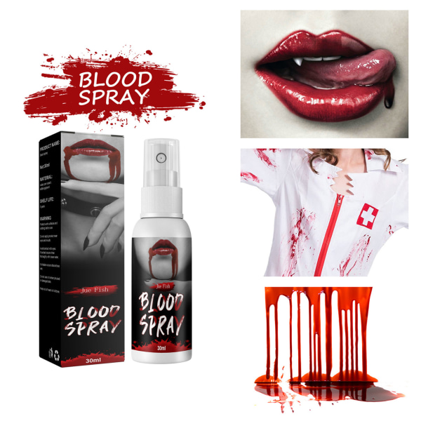 Realistic Fake Blood - Halloween ansikts- och kroppsfärg 30ml
