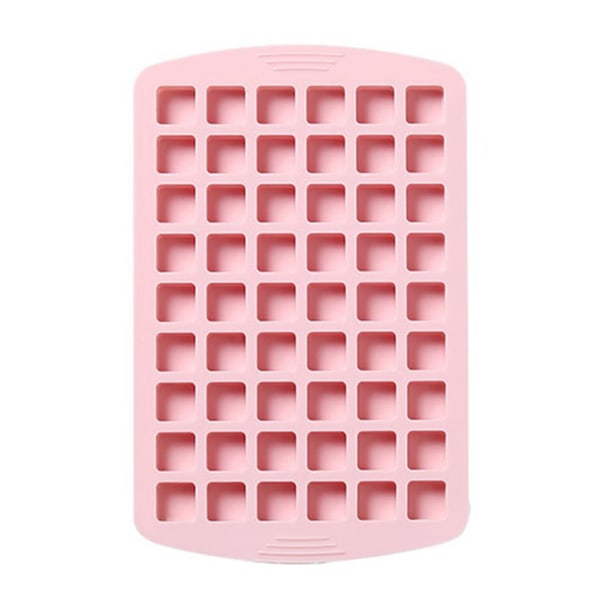 54 Grid Silikon fyrkantig iskubform pink