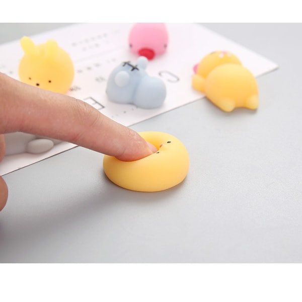 10PCS Mochi Toys Animal Party för barnleksaker, Fidget it flerfärgad 10