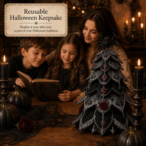 DIY Quilted Fabric Christmas Tree Kit, 3D Fabric Patchwork Craft Set for Beginners, Handmade Table Decoration for Home, Mantel, Table, Office