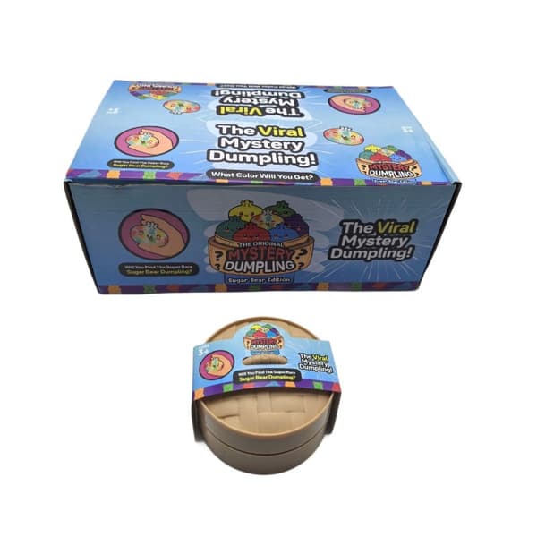 Rare Viral Holographic / Rainbow Mystery Squishy Dumpling (Available Separately) Hot-2pcs
