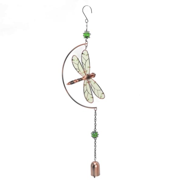 Dragonfly Wind Chimes Waterproof Beautiful Melody Iron Hanging Decor Home Decoration
