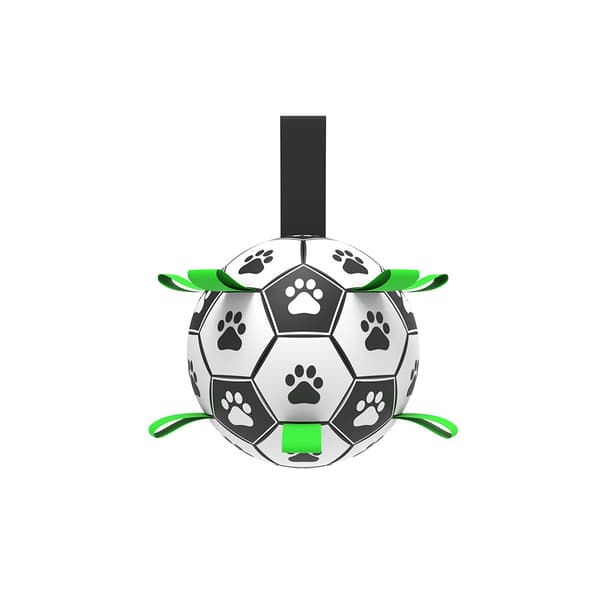 Hundelegetøj, Interaktive Hundefodbolde med Gribeflapper, Holdbare Hundebolde til Små og Mellemstore Hunde
