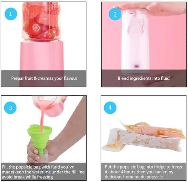 100 pcs Popsicle Bags Popsicle - Make Your Own Delicious Ice Pops Easily Transparent