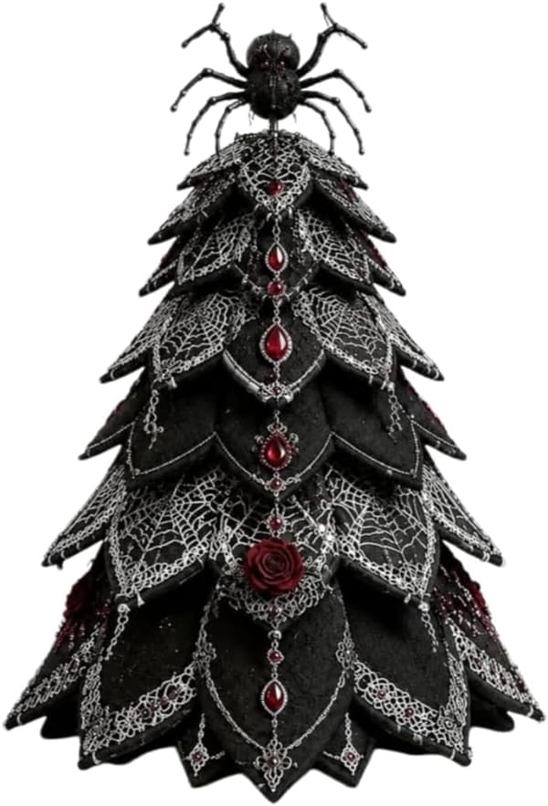 DIY Quilted Fabric Christmas Tree Kit, 3D Fabric Patchwork Craft Set for Beginners, Handmade Table Decoration for Home, Mantel, Table, Office