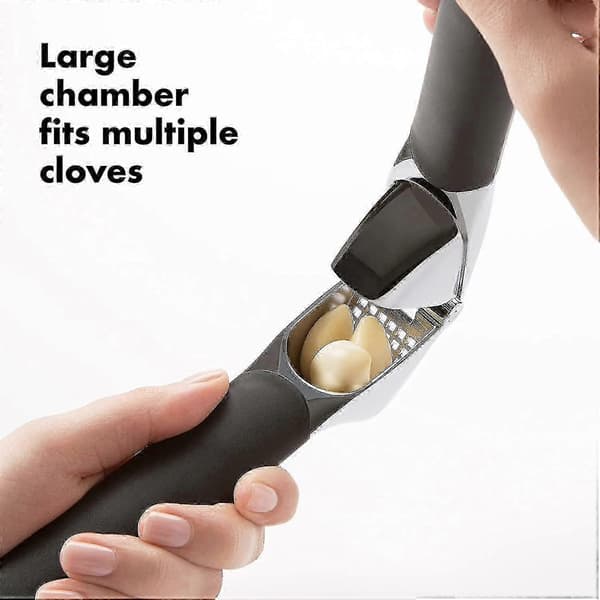 Good Grips Garlic Press - Easy-to-use kitchen tool for crushing garlic-AV