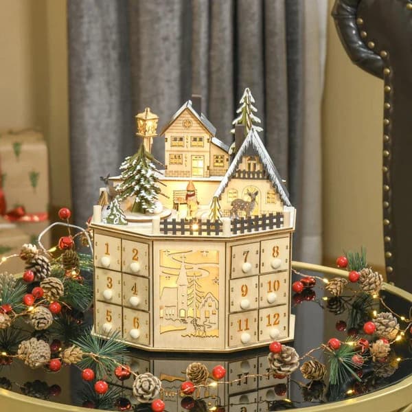 Rootz Julekalender - Julekalender med LED-lys - Med 24 Dra