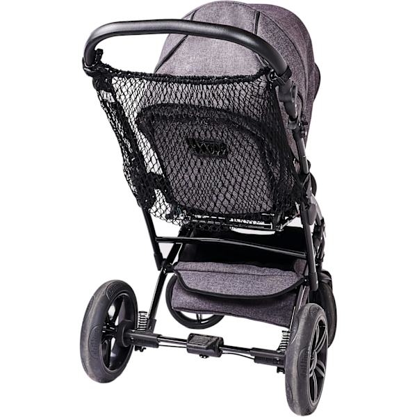 Universal XL shopping net for strollers/twin strollers/one-click closure/extra large stroller network
