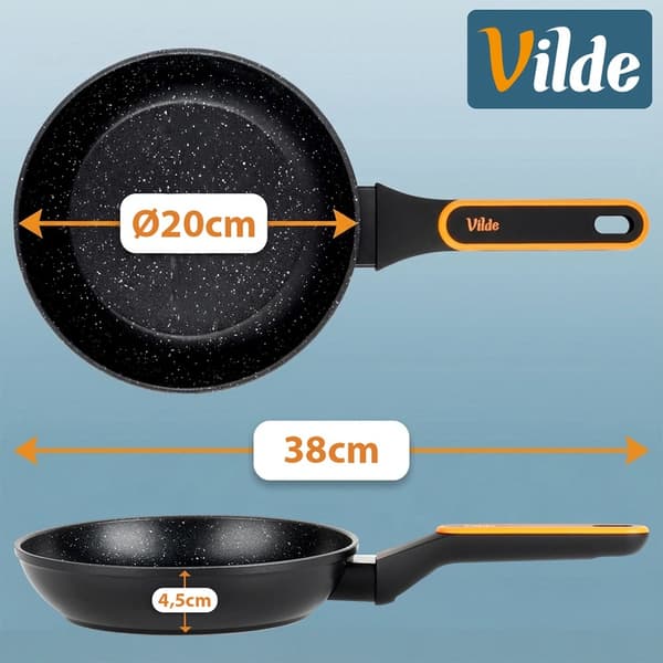 20 cm Granite Non-Stick Frying Pan, Dishwasher Safe 509