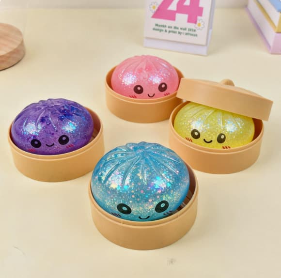 Jumbo Slow Rising Bread Stress Relief Toy Squishy Bun (Random Selection) [JUN] color