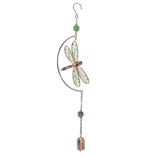 Dragonfly Wind Chimes Waterproof Beautiful Melody Iron Hanging Decor Home Decoration