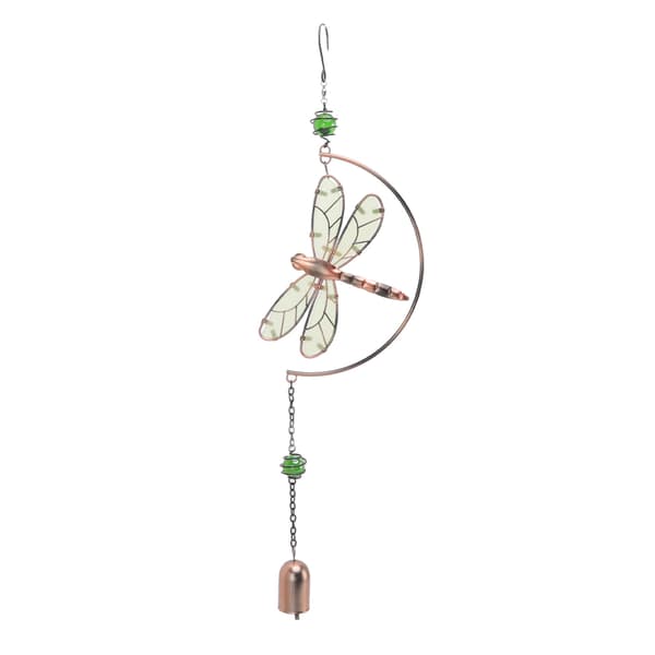 Dragonfly Wind Chimes Waterproof Beautiful Melody Iron Hanging Decor Home Decoration