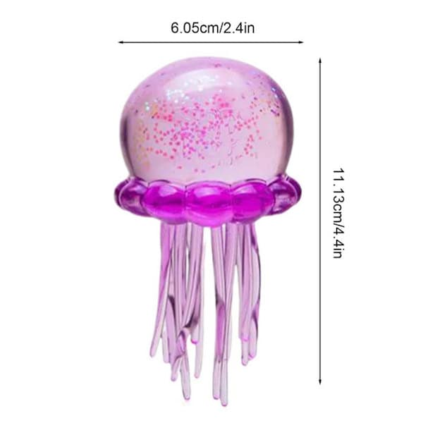 NeeDoh Jellyfish Jelly Squish Stress Fidget Sensorisk Klemmeleke for Barn og Voksne