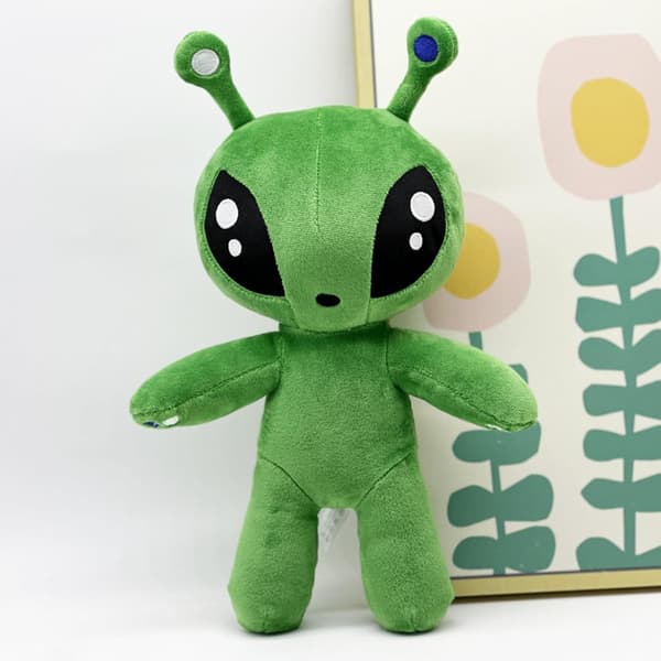 IKEA AFTONSPARV Blødt legetøj Grøn Alien Plyslegetøj Alien Tøjdyr Fluffy Søde Dyrelegetøjsgaver-FO-