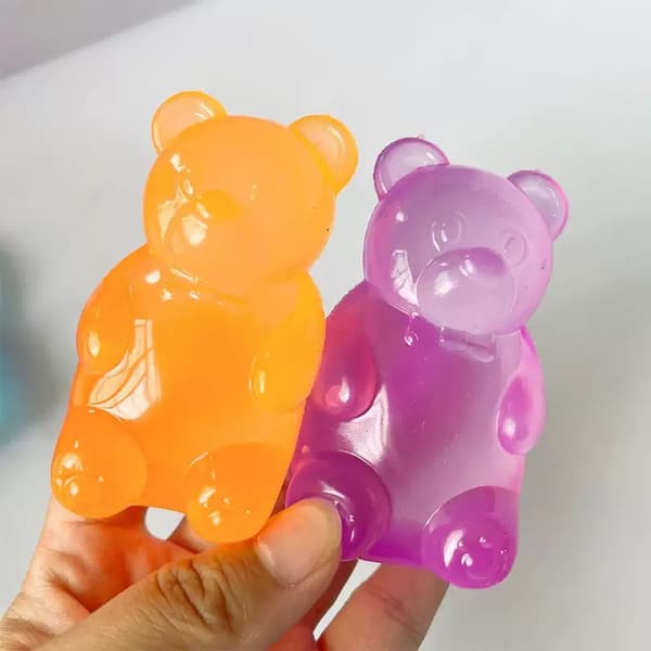 NeeDoh Fuzz Ball Stresslegetøj – Blødt klembart sensorisk legetøj til angstlindring og fidget