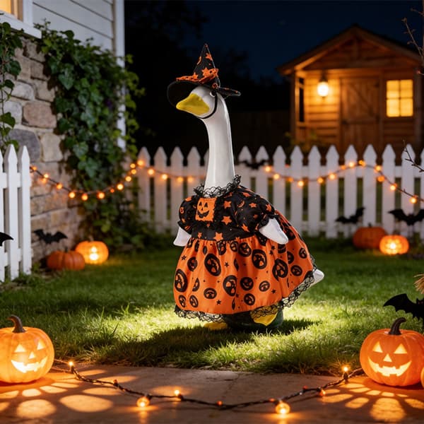 Skrekk Halloween Gåseklær Pynt Til Hjem Hage Og Utendørsfeiring