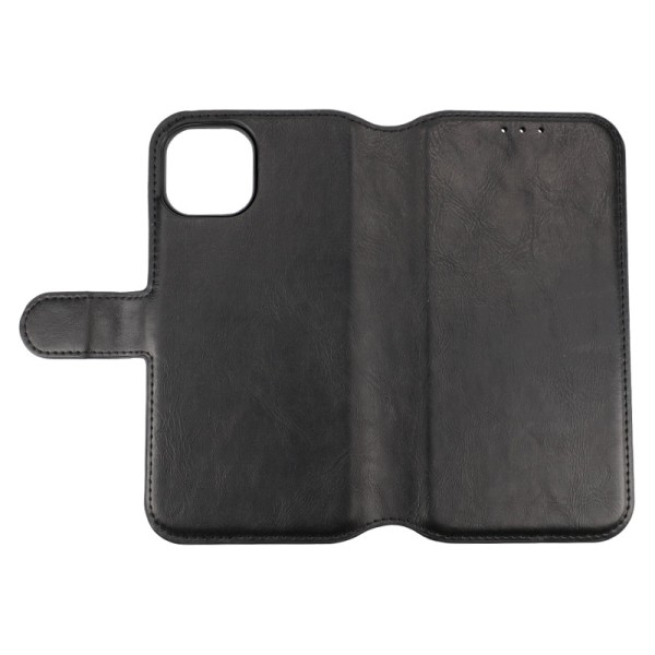 iPhone 15 Plånboksfodral Magnet Rvelon - Svart Black