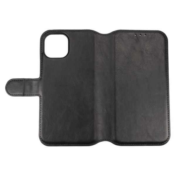 iPhone 15 Plånboksfodral Magnet Rvelon - Svart Svart