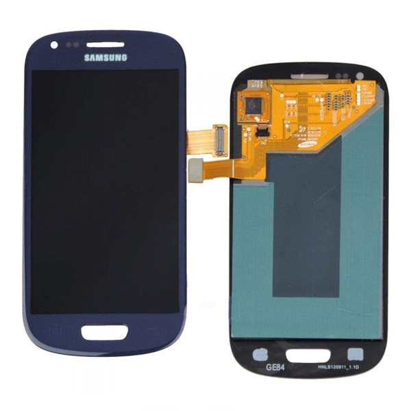 Samsung Galaxy S3 Mini (GT-I8190) Skärm med LCD Display Original - Blå Blå