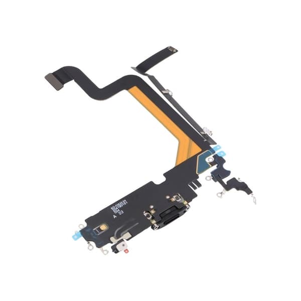 iPhone 14 Pro Max Laddkontakt med Flexkabel Original - Svart Svart