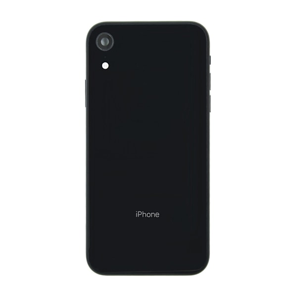 iPhone XR Baksida med Komplett Ram - Svart Black