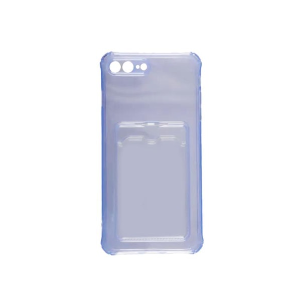 iPhone 7/8 Plus Stöttåligt Skal med Korthållare - Blå Blå