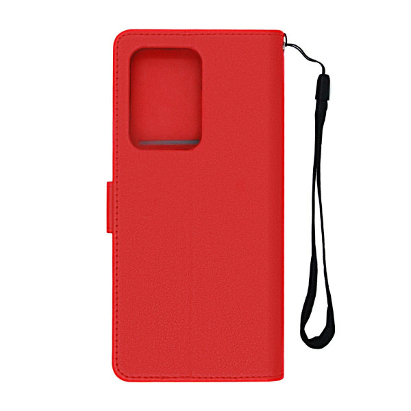 Samsung Galaxy S20 Ultra 5G Plånboksfodral med Stativ - Röd Red