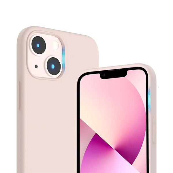 iPhone 14 Silikonskal Rvelon - Sand Rosa Baby pink