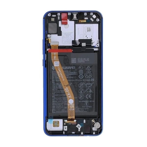 Huawei P Smart Z Display LCD Display Original + Batteri - Blå Blå