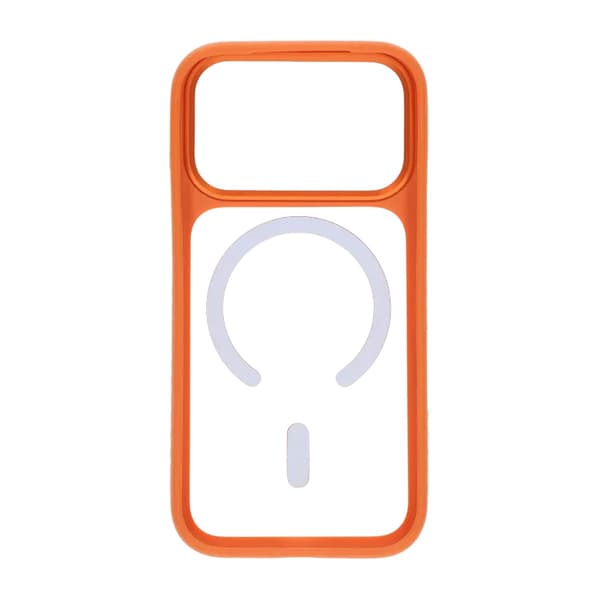 Mobilskal med Magsafe och Kamerastativ för iPhone 17 Pro Max - Orange oranssi