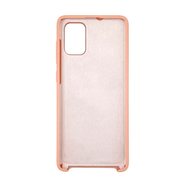 Samsung Galaxy A71 Silikonskal - Rosa Pink