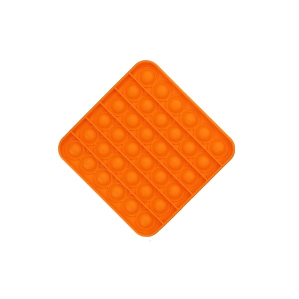 Pop it! Fidget Leksak Tetragonal - Orange Orange