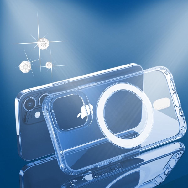 iPhone 12 Pro Max Stöttåligt MagSafe Skal  - Transparent Transparent