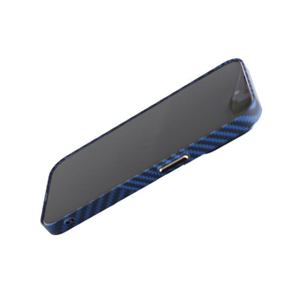 Kolfiber Skal iPhone 14 Pro - Blå & Grå Multicolor