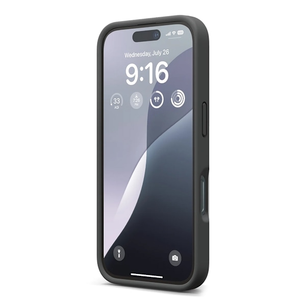 iPhone 16 Pro Mobilskal Silikon Rvelon - Svart Svart