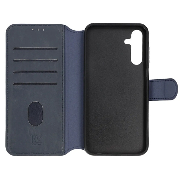 Samsung Galaxy S24 Plånboksfodral Magnet Rvelon - Blå Blå
