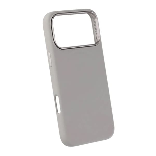 Mobilskal Silikon med Magsafe för iPhone 17 Pro Max - Ljusgrå harmaa