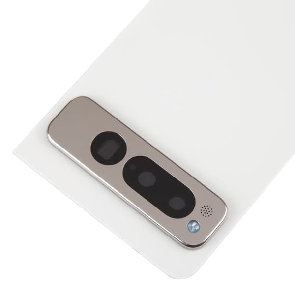 Google Pixel Fold Baksida - Vit vit