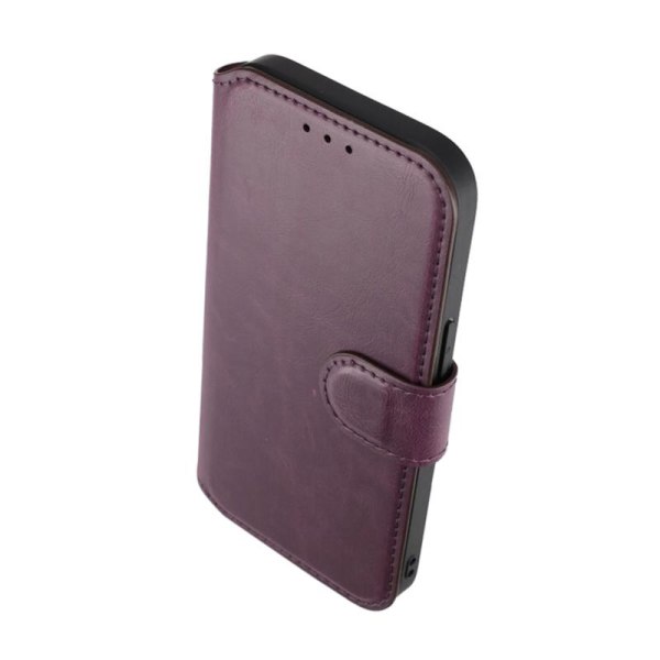 iPhone 15 Plånboksfodral med Magsafe Rvelon - Lila Bordeaux