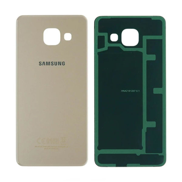 Samsung Galaxy A3 2016 (SM-A310F) Baksida Original - Guld Gold