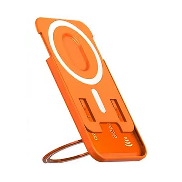 MagSafe korthållare med roterande Ringstativ - Orange orange