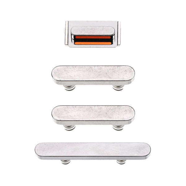 iPhone 14 Plus Sidoknappar - Sliver Silver