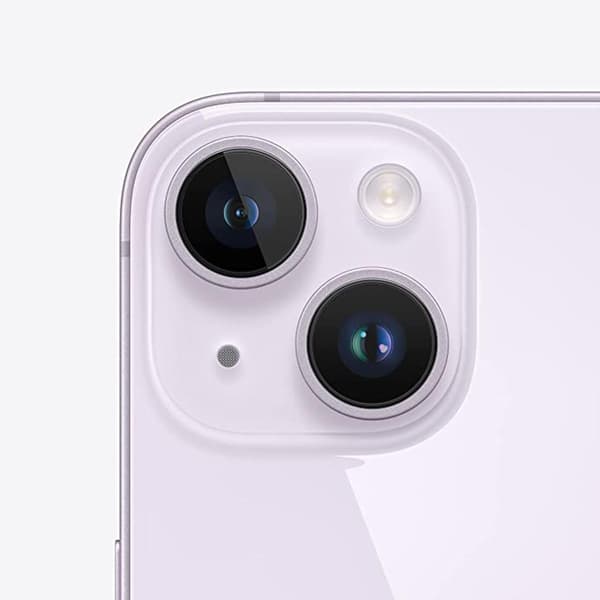 iPhone 14 Plus Kameralins med Ram - Lila Purple