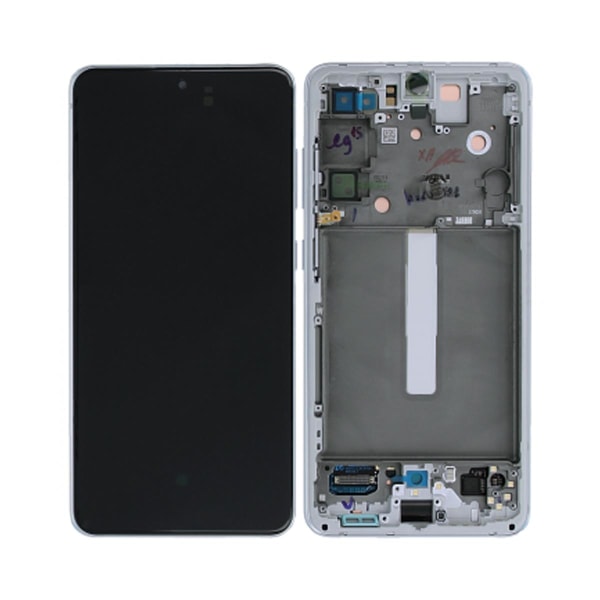Samsung Galaxy S21 FE Skärm med LCD Display Original - Vit Vit