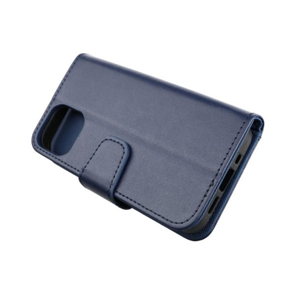 iPhone 12/12 Pro Plånboksfodral Extra Kortfack Rvelon - Blå Marine blue