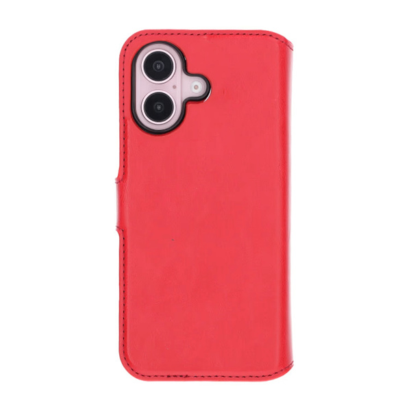 iPhone 16 Plånboksfodral Magnet Rvelon - Röd Röd