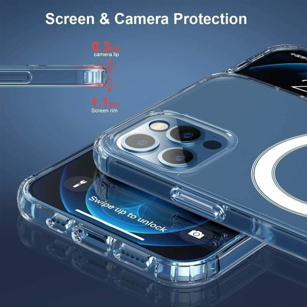 Stöttåligt MagSafe Skal iPhone 11 Pro Max - Transparent Transparent