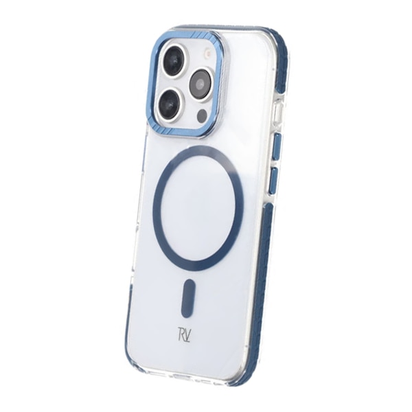 iPhone 16 Pro Rvelon Mobilskal Magnet Förstärkt - Blå Blue